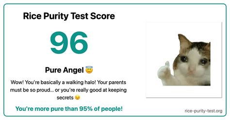 How to Interpret Your Rice Purity Test Score: Understanding the .